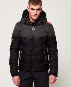 Superdry Sartorial Snow Férfi Kabát Fekete | RSQJI8647